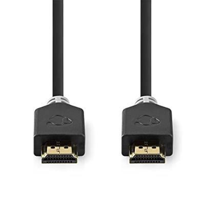 High Speed HDMI-kabel met Ethernet | HDMI-connector - HDMI-connector | 10 m | Antraciet
