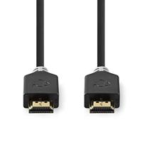 High Speed HDMI-kabel met Ethernet | HDMI-connector - HDMI-connector | 10 m | Antraciet - thumbnail