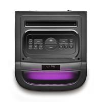 NGS Wild Space 3 - Draagbare luidspreker, compatibel met Bluetooth-technologie, True Wireless Stereo, subwoofer + dubbele tweeters, Micro SD/USB/AUX IN, wielen, zwart - thumbnail