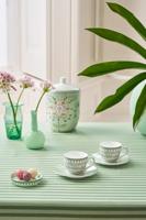Pip Studio Set/2 Espresso Koppen & Schotels Lily&Lotus Licht Groen - thumbnail