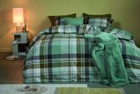 Beddinghouse Beddinghouse Dekbedovertrek Vernon Groen 260x200/220 cm - thumbnail