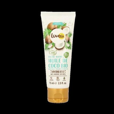 Lovea Hand cream organic coco oil 75 Milliliter