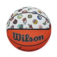 Basketbal Wilson Wnba All Team Bskt Donker oranje 6 Natuurlijk rubber (Maat 6) - thumbnail