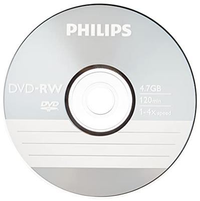 DVD-RW Philips 4.7GB 4x SP (10)