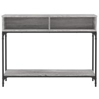 Wandtafel 100x30,5x75 cm bewerkt hout grijs sonoma eikenkleurig - thumbnail