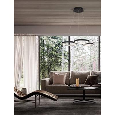 Lyora Moderne hanglampMagnus zwart 55cm - 9248115