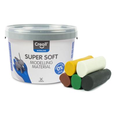Creall supersoft klei safari kleuren, 1750gr.