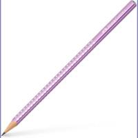 Faber Castell Potlood Grip sparkle - violet metallic - thumbnail