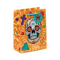 Dia de los Muertos Mexicaans Doodshoofd - Cadeautasje Medium - thumbnail