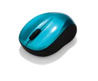 Wireless Mouse GO NANO - Muis - optisch - draadloos - RF - USB draadloze ontvanger - Caraïbisch blauw - thumbnail
