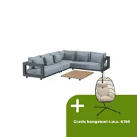 Metropolitan loungeset 3-delig links met salontafel van 4 Seasons Outdoor - thumbnail