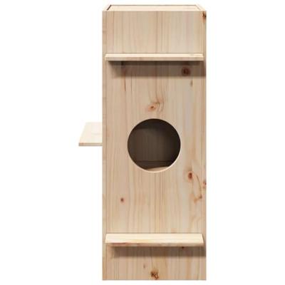 VidaXL Kattenhuis 43x43x90 cm massief grenenhout