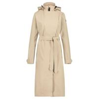 Trench Coat Long Regenjas Dames Cement - thumbnail