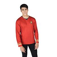 Kostuums voor Kinderen My Other Me Star Trek Scotty Shirt Rood Maat M - thumbnail
