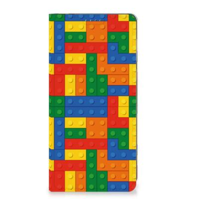 Motorola Moto E13 4G | Hoesje met Magneet | Blokken Motorola Moto E13 4G | Hoesje met Magneet | Blokken