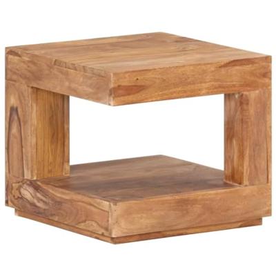 Salontafel 45x45x40 cm massief acaciahout