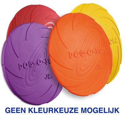 Frisbee Trixie Dog Disc Natuurlijk rubber Ø 18 cm Blauw Oranje
