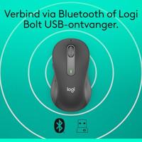 Logitech Signature M650 L Muis Radiografisch, Bluetooth Maat: L Optisch Graphite 5 Toetsen 4000 dpi - thumbnail