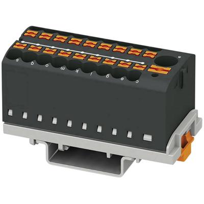 Phoenix Contact 3273124 Verdeelblok 28.6 mm Spanveer Zwart 8 stuk(s) Phoenix Contact 3273124 Verdeelblok 28.6 mm Spanveer Zwart 8 stuk(s)