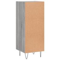 Dressoir 34,5x34x90 cm bewerkt hout grijs sonoma eikenkleurig - thumbnail