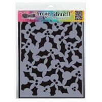 Ranger Ink Ranger • dylusions christmas stencils jolly holly large - thumbnail