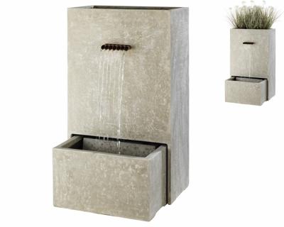 Font.planter grc l26b35h70cm grijs Decoris - Decoris Font.planter grc l26b35h70cm grijs Decoris - Decoris