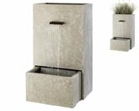 Font.planter grc l26b35h70cm grijs Decoris - Decoris - thumbnail