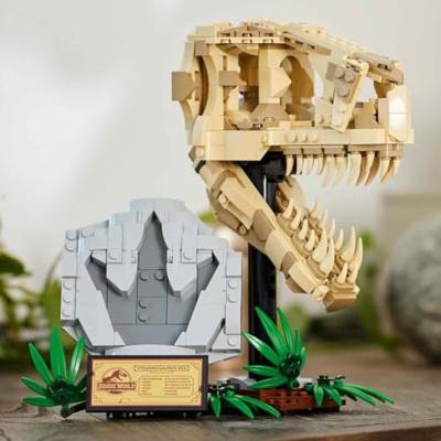 LEGO jurassic world 76964 dinosaurusfossielen: t-rex schedel - thumbnail