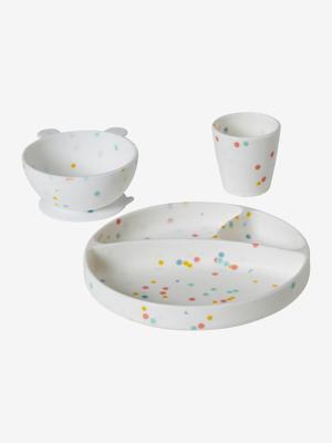 Maaltijdkoffer van silicone set met print Maaltijdkoffer van silicone set met print