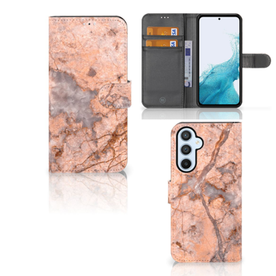 Samsung Galaxy A54 5G | Bookcase | Marmer Oranje