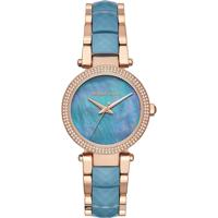 Michael Kors Dameshorloge Parker Blue Mother of Pearl Dial MK6491 - thumbnail