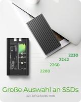ICY BOX IB-2817M-C32 SDD-behuizing Zwart M.2 - thumbnail