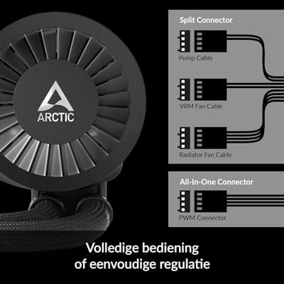 ARCTIC Liquid Freezer III 280 Processor Alles-in-één vloeistofkoeler 14 cm Zwart 1 stuk(s)