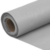 Balkonscherm 400x120 cm PVC grijs - thumbnail