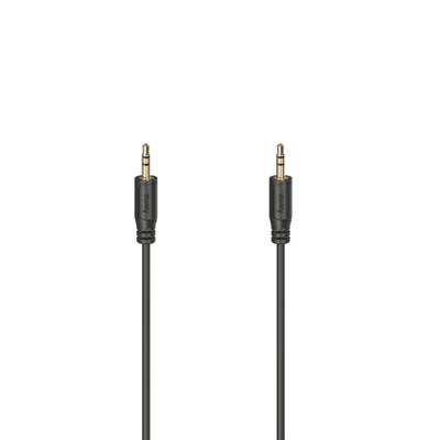Hama Audiokabel Flexi-Slim 3,5-mm-jack-stekker Verguld Zwart 0,75 M Hama Audiokabel Flexi-Slim 3,5-mm-jack-stekker Verguld Zwart 0,75 M