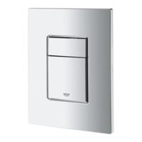 Bedieningsplaat DF GROHE Solido Even 2-Knops Chroom - thumbnail