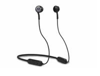 Motorola Lifestyle Verap 105 Bluetooth sport-hoofdtelefoon met nekbeugel, IPX5 waterdicht, compatibel met Alexa, Siri, Google Assistant, zwart, één maat - thumbnail