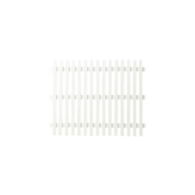 Wit Houten Tuinhek Skagen Lux 150 x 120 CM