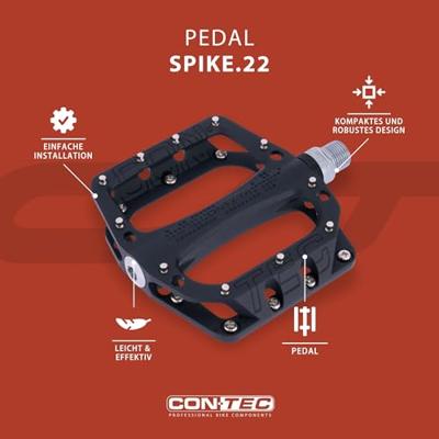 CONTEC pedal "spike.22" ct pedals spike.22 industrial bearings black CONTEC pedal "spike.22" ct pedals spike.22 industrial bearings black