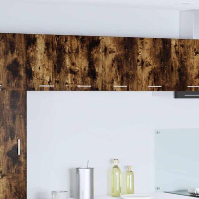 Hangkast Riga 2 pcs Gerookte Eik en Wit 60 x 31 x 40 cm Hangkast Riga 2 pcs Gerookte Eik en Wit 60 x 31 x 40 cm