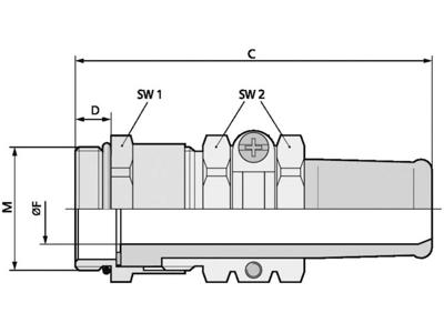 LAPP 52105850 Wartel M20 Messing Messing 25 stuk(s)