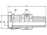 LAPP 52105850 Wartel M20 Messing Messing 25 stuk(s) - thumbnail
