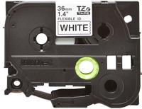 Brother TZe-FX261 Labeltape flexibel Tapekleur: Wit Tekstkleur: Zwart 36 mm 8 m - thumbnail