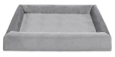 BIA BED ROYAL FLUWEEL OVERTREK HONDENMAND GRIJS BIA-100 120X100X15 CM
