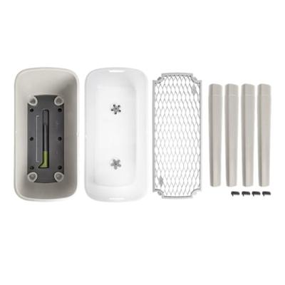 Orto in piedi ELHO Noa - Grigio - L 79 x P 39 x H 94 cm - coltivazione e raccolta - 100% riciclato