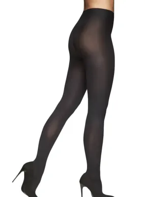 Marianne 60 Denier panty mat - Ladderstop - Dikke panty - Katoenen kruisje - L - Zwart - L - L - L - L - L - L - L - L - L - L - L - L