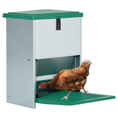 VidaXL Pluimveevoerbak automatisch met pedaal 12 kg VidaXL Pluimveevoerbak automatisch met pedaal 12 kg