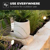 10x GU10 LED spot - 4,5 Watt 400 lumen - 4000K Neutraal wit licht - Dimbaar - LED reflector - Vervangt 50 Watt - thumbnail