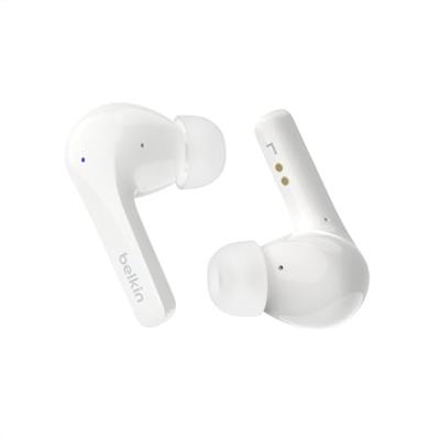 Belkin SoundForm Motion In Ear headset Bluetooth Wit Headset, Oplaadbox, Bestand tegen zweet