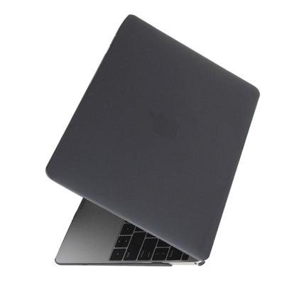 MacBook 12 inch doorschijnend Gekleurd Kristal structuur hard Kunststof Hoesje / Case (blauw)